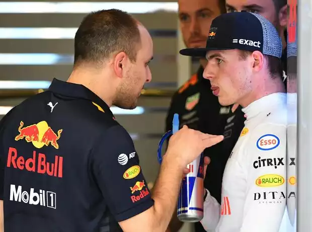 Gianpiero Lambiase und Max Verstappen Titel-Bild zur News: Gianpiero Lambiase und Max Verstappen