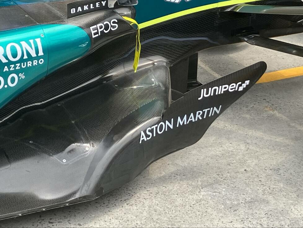 Aston Martin AMR23, Kanada-Update, Floor Fence
