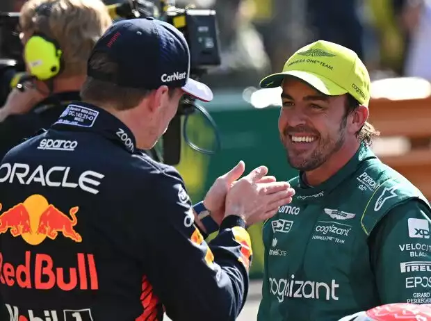 Titel-Bild zur News: Max Verstappen und Fernando Alonso