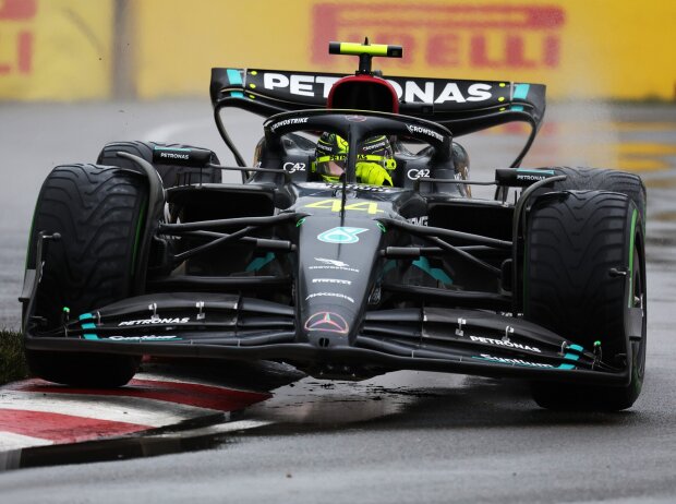Titel-Bild zur News: Lewis Hamilton beim Formel-1-Rennen 2023 in Kanada