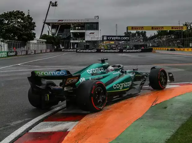 Titel-Bild zur News: Lance Stroll (Aston Martin AMR23) beim Qualifying zum Formel-1-Rennen in Kanada 2023