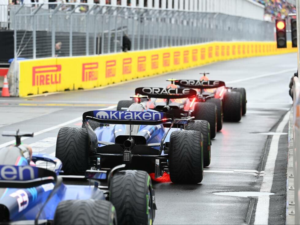 Max Verstappen, Sergio Perez, Logan Sargeant