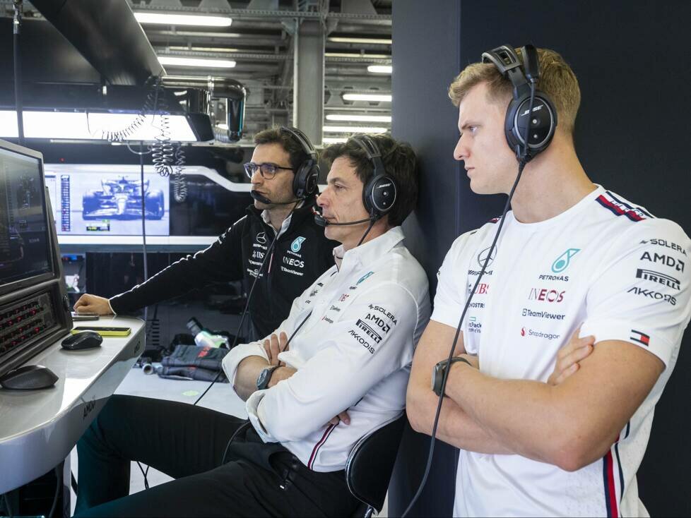 Jerome D'Ambrosio, Mick Schumacher, Toto Wolff
