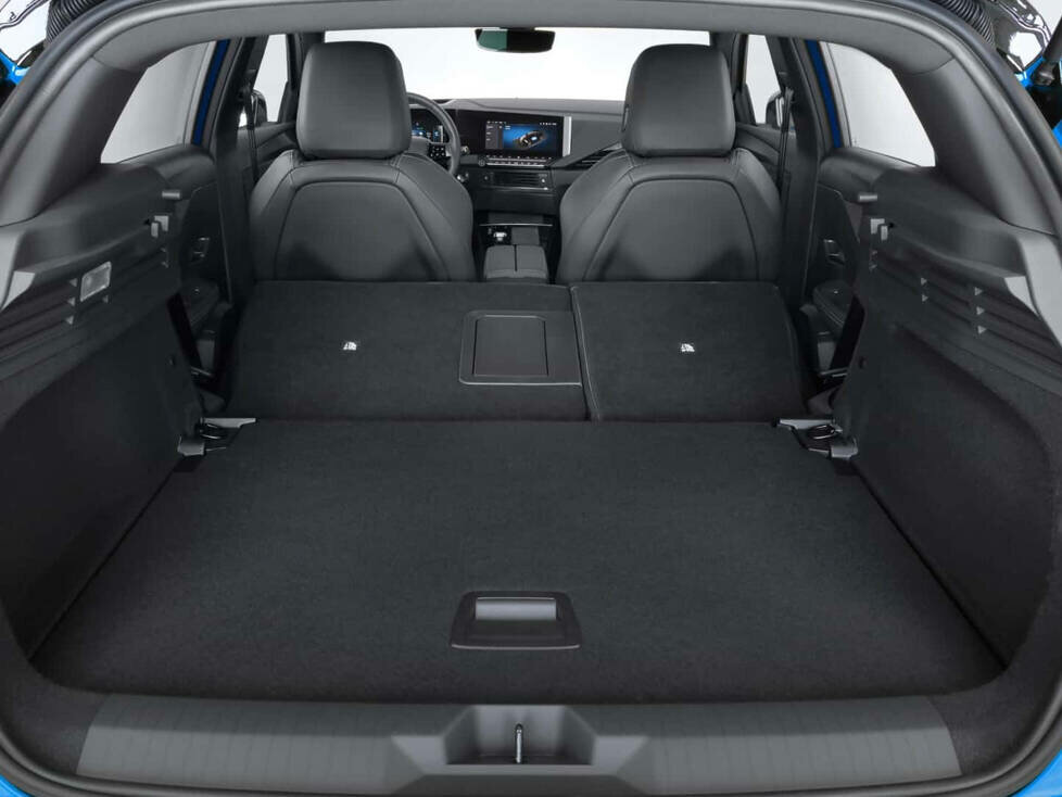 Kofferraum des Opel Astra Electric