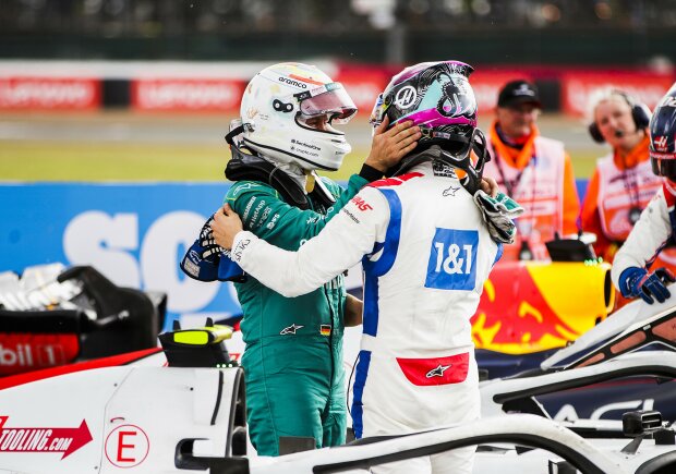 Sebastian Vettel Mick Schumacher ~Sebastian Vettel und Mick Schumacher ~ Sebastian Vettel Mick Schumacher ~Sebastian Vettel und Mick Schumacher ~