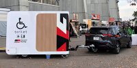Mobile, barrierefreie Toilette von Toyota