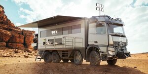 Das ist der SOD Peak 8x6 auf Basis des Mercedes-Benz Arocs