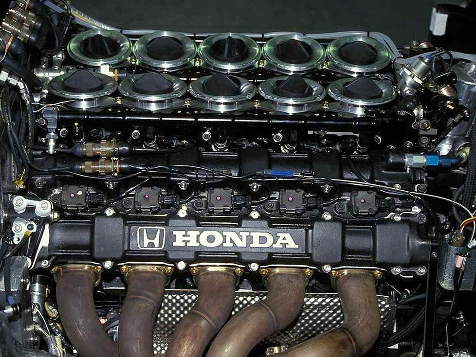 Wenn es nach Knoors geht, wird die Formel 1 zum V10-Motor zurückkehren, wie diesem Honda 3.5 V10-Motor im Tyrrell 020 - undd zwar mit E-Fuels