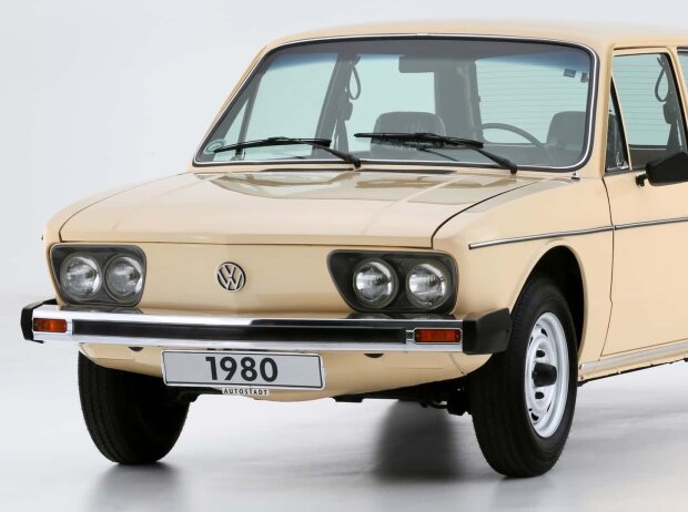 Ein Brasilia 80, der von VW in Deutschland aufbewahrt wird