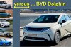 Bild zum Inhalt: BYD Dolphin im Vergleich mit VW ID.3, MG4, EX30 und mehr