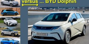 BYD Dolphin im Vergleich mit VW ID.3, MG4, EX30 und mehr