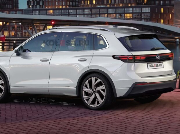 VW Tiguan (2024) neue Renderings von Kolesa 