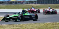 Formel-E-Autos auf der Rennstrecke von Portland
