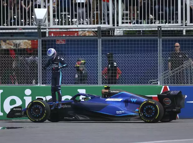 Logan Sargeant (Williams FW45) scheidet beim Formel-1-Rennen von Kanada 2023 aus Titel-Bild zur News: Logan Sargeant (Williams FW45) scheidet beim Formel-1-Rennen von Kanada 2023 aus