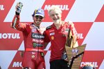 Francesco Bagnaia und Gigi Dall'Igna (Ducati) 