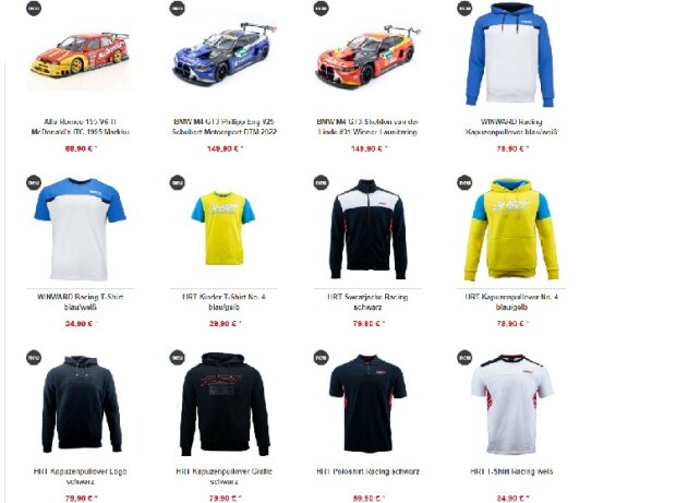 In unserem DTM-Fanshop ist für jeden etwas dabei In unserem DTM-Fanshop ist für jeden etwas dabei
