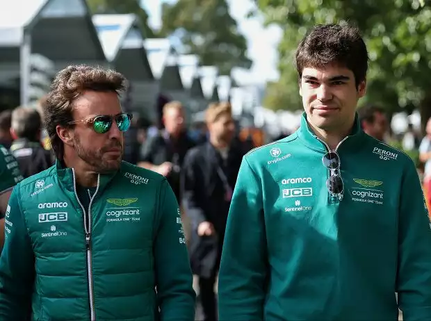 Fernando Alonso, Lance Stroll Titel-Bild zur News: Fernando Alonso, Lance Stroll