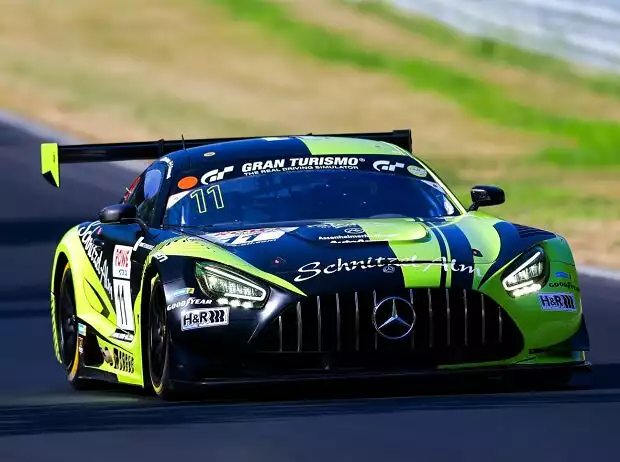 Der Mercedes-AMG GT3 von Schnitzelalm Racing debütiert im ADAC GT Masters Titel-Bild zur News: Der Mercedes-AMG GT3 von Schnitzelalm Racing debütiert im ADAC GT Masters