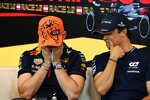 Max Verstappen (Red Bull) und Nyck de Vries (AlphaTauri) 