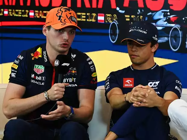 Max Verstappen, Nyck de Vries Titel-Bild zur News: Max Verstappen, Nyck de Vries