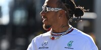 Lewis Hamilton im Formel-1-Fahrerlager beim Rennen in Österreich 2023