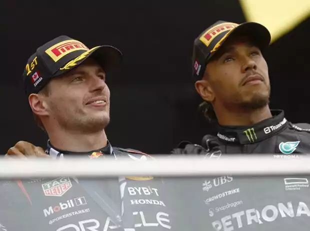 Adrian Newey, Max Verstappen, Lewis Hamilton Titel-Bild zur News: Adrian Newey, Max Verstappen, Lewis Hamilton