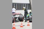 Lewis Hamilton (Mercedes) und Nico Hülkenberg (Haas) 