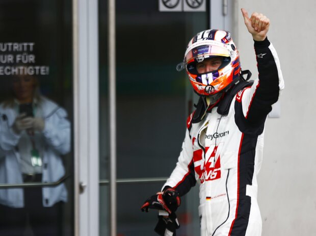 Titel-Bild zur News: Nico Hülkenberg (Haas) nach dem Formel-1-Sprint in Österreich 2023