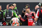 Jonathan Rea und Alvaro Bautista