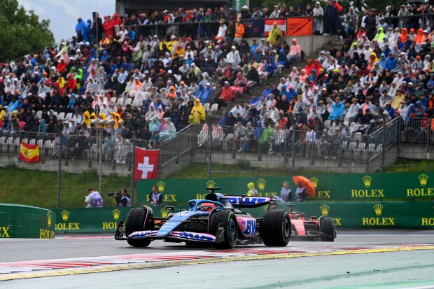 Esteban Ocon Charles Leclerc Ferrari Ferrari F1Alpine Alpine F1 ~Esteban Ocon (Alpine) und Charles Leclerc (Ferrari) ~ 