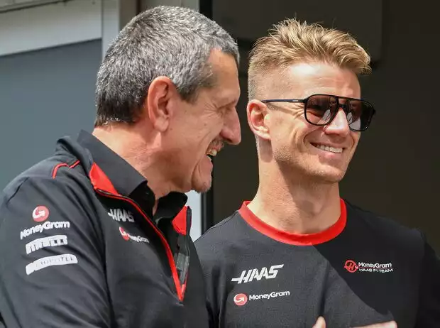 Titel-Bild zur News: Günther Steiner und Nico Hülkenberg