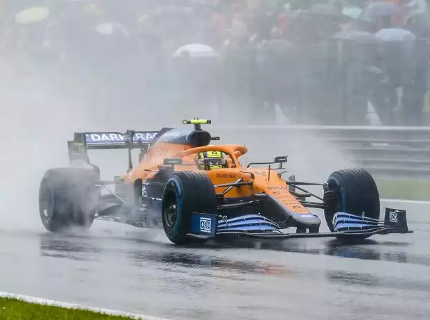 Lando Norris (McLaren) beim Formel-1-Rennen in Belgien 2021 Titel-Bild zur News: Lando Norris (McLaren) beim Formel-1-Rennen in Belgien 2021