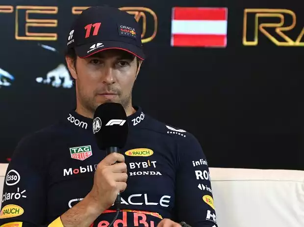 Titel-Bild zur News: Sergio Perez (Red Bull) nach dem Formel-1-Rennen von Österreich 2023
