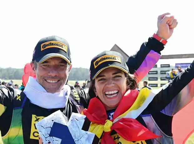 Sebastien Loeb, Cristina Gutierrez Titel-Bild zur News: Sebastien Loeb, Cristina Gutierrez