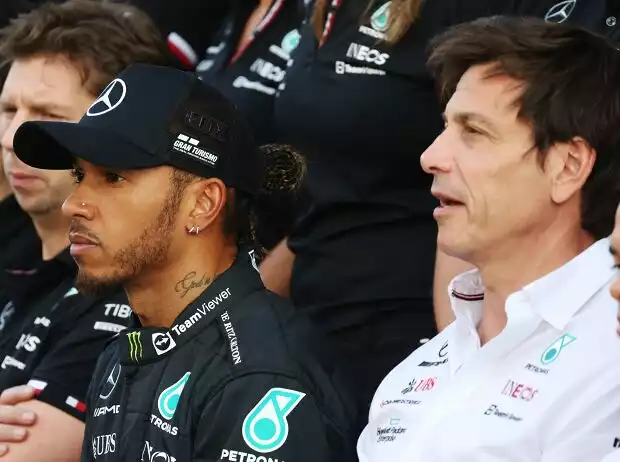 Titel-Bild zur News: Lewis Hamilton, Toto Wolff