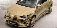 Bild zum Inhalt: Goldener Lamborghini Urus von Mansory verfolgt uns im Schlaf