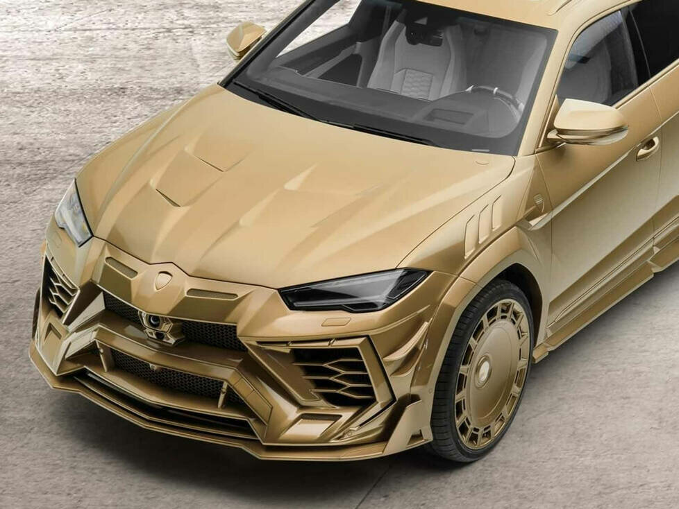 Goldener Lamborghini Urus von Mansory