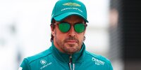 Fernando Alonso am Medientag vor dem Formel-1-Rennwochenende in Silverstone 2023