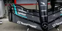 Der neue Frontflügel des Mercedes W14 für den britischen Grand-Prix in Silverstone