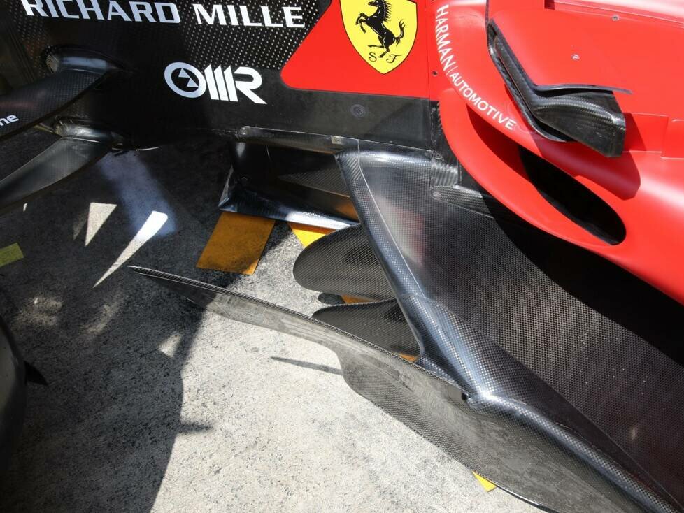 Der neue Ferrari-Unterboden in Spielberg