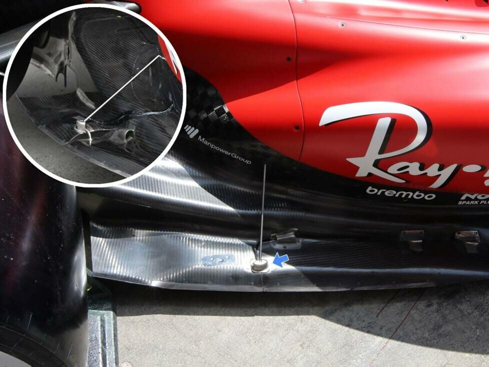 Der neue Ferrari-Unterboden in Spielberg