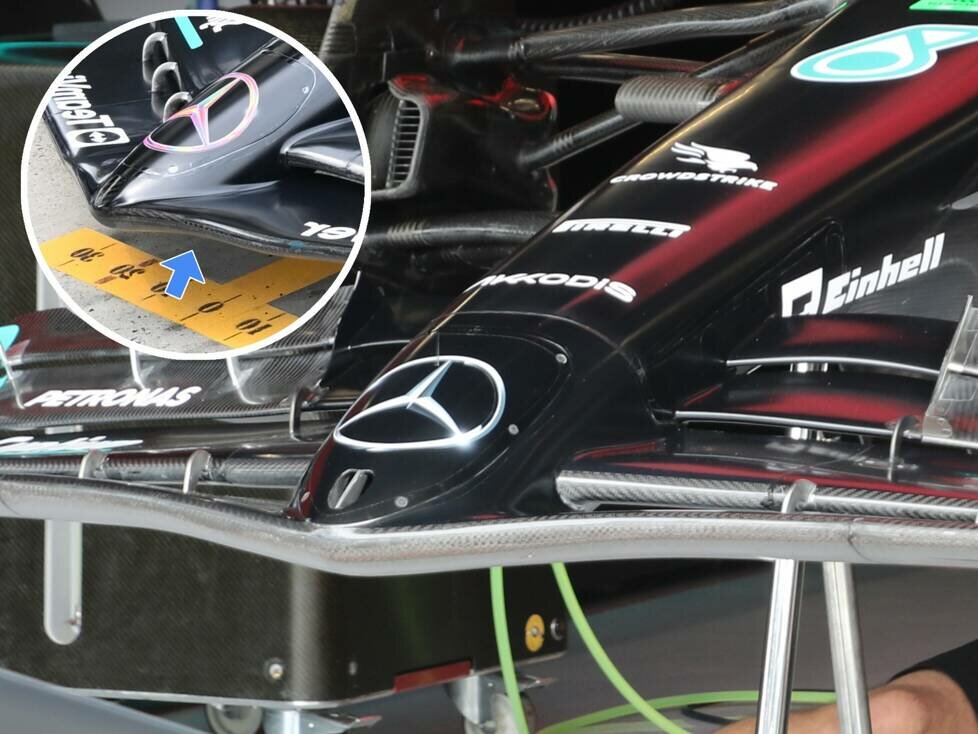 Frontflügel Mercedes W14