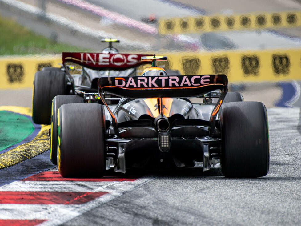 Lando Norris (McLaren MCL60) beim Formel-1-Rennen in Spielberg 2023