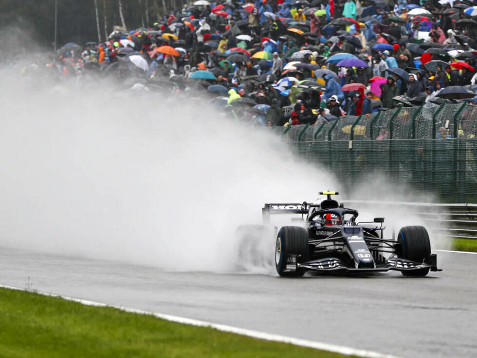 Pierre Gasly (AlphaTauri) beim Formel-1-Rennen in Belgien 2021