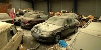Bild zum Inhalt: Verlassener Saab-Händler mit über 20 vergessenen Autos