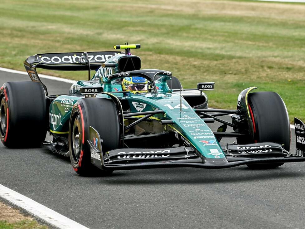 Fernando Alonso beim Formel-1-Rennen in Silverstone 2023