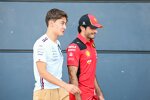 George Russell (Mercedes) und Carlos Sainz (Ferrari) 