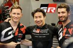 Mike Conway, Kamui Kobayashi und Jose-Maria Lopez