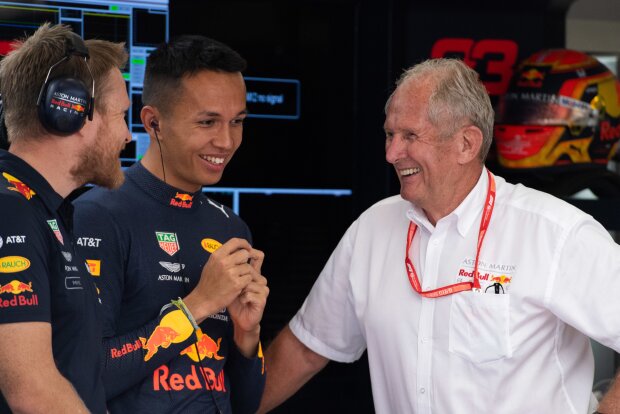 Alexander Albon Helmut Marko Red Bull Red Bull F1 ~Alexander Albon (Williams) und Helmut Marko ~ Alexander Albon Helmut Marko Red Bull Red Bull F1 ~Alexander Albon (Williams) und Helmut Marko ~