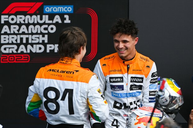 Oscar Piastri Lando Norris Max Verstappen McLaren McLaren F1Red Bull Red Bull F1 ~Oscar Piastri (McLaren), Lando Norris (McLaren) und Max Verstappen (Red Bull) ~ 